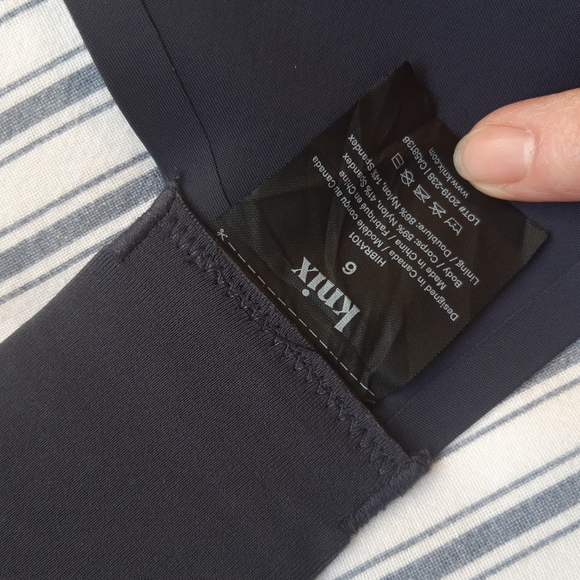 Knix Bra Size 6 70cm Band Dark Grey - Picture 5 of 6